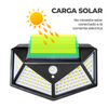 FOCO LED SOLAR DE 100 LEDS