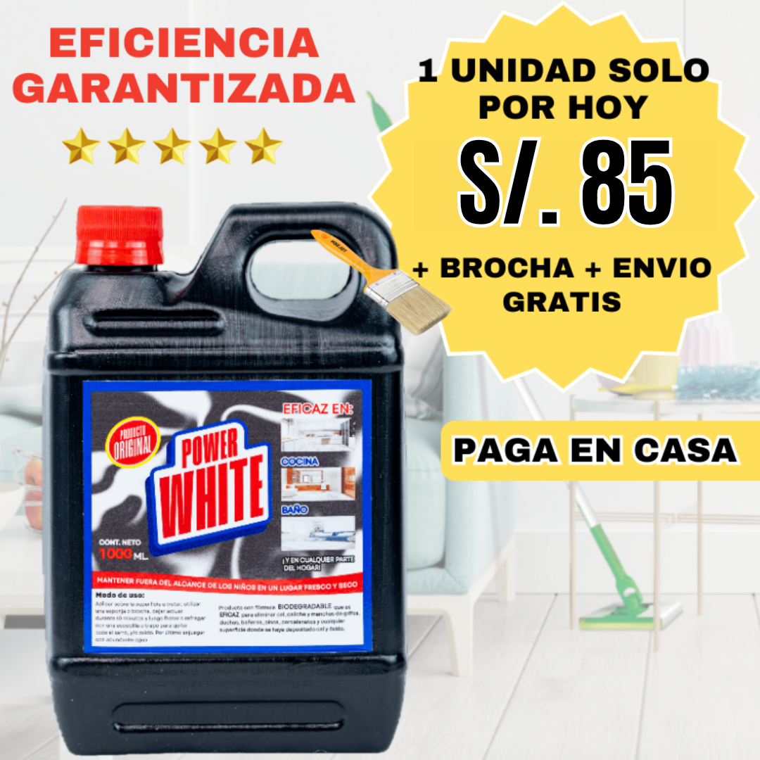 Power White Limpieza Extrema (1 Litro)